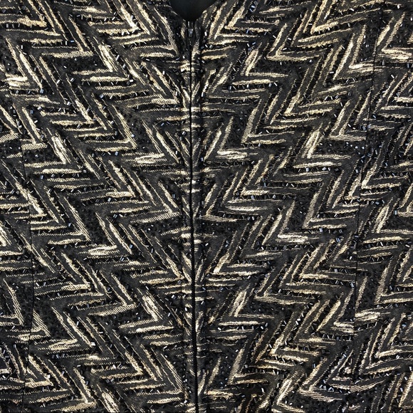 Reduced Carmen Marc Valvo Signature beaded eve top - Picture 4 of 5